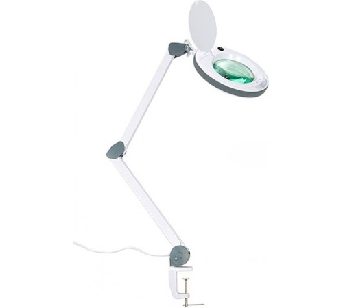 Лампа лупа ЛЛ-3 Атисмед на струбцине, косметологическая регулируемая