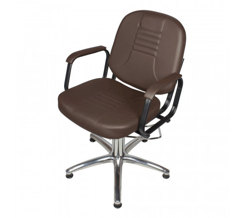 Кресло парикмахерское БРИЗ гидравлика хром