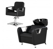 Парикмахерский комплект Бруно (кресло+мойка)