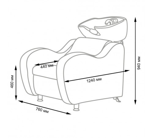 Комплект МД-24 (кресло + мойка)