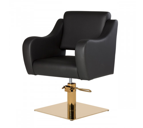 Парикмахерское кресло МД-24, основание чёрный круг