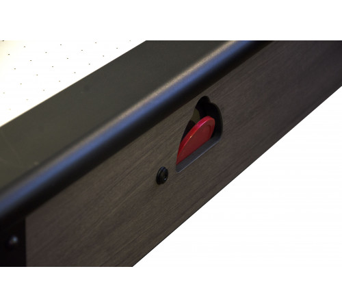 Комплект 2 в 1 «Superior» — аэрохоккей обеденный 7 ф + 4 стула «Pride» (221 x 120 x 82 см, мореный дуб, стулья беленый дуб, столешница, аксессуары)