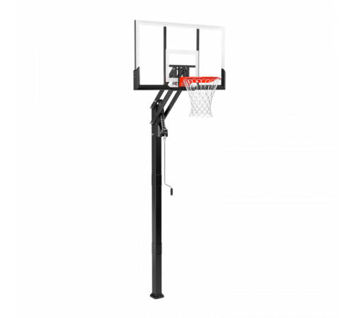 Баскетбольная стационарная стойка, акрил Spalding 54 " Gold In-Ground Арт. 881365CN