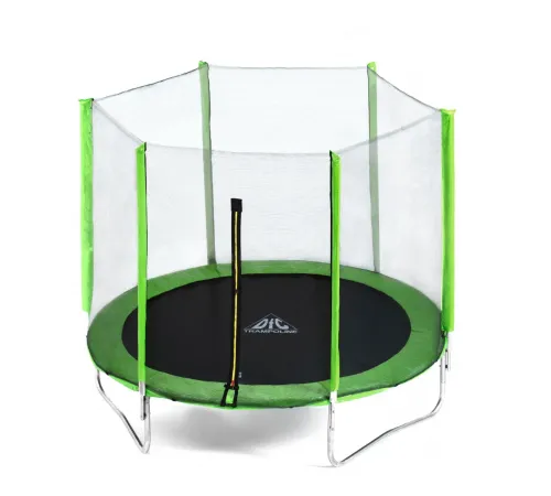 Батут DFC Trampoline Fitness с сеткой 8ft