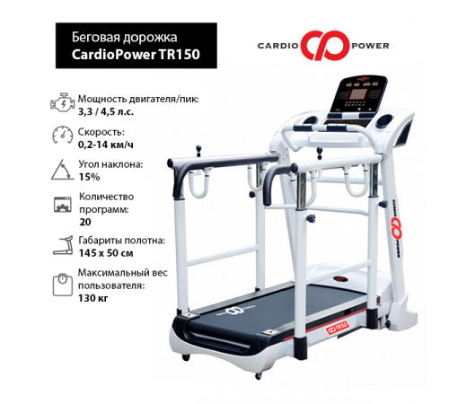 Беговая дорожка CardioPower TR150