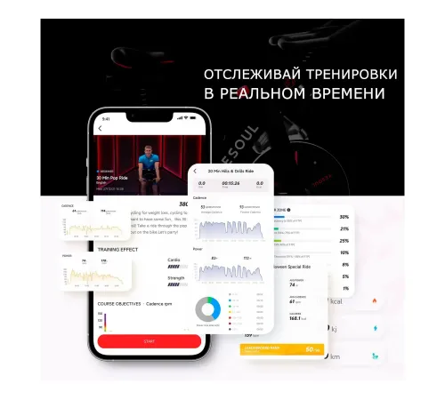 Велотренажер Yesoul S3 PRO BLACK