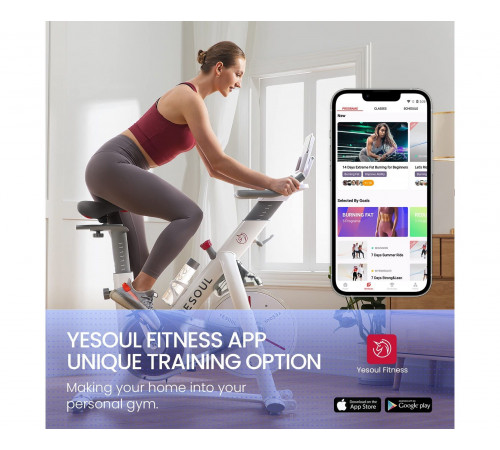 Велотренажер Yesoul S3 PRO WHITE
