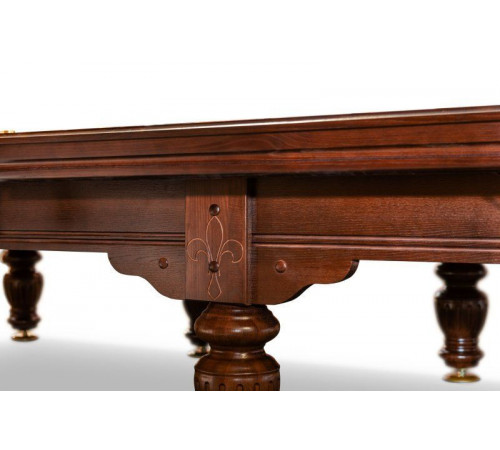 Бильярдный стол для пирамиды "Онега" (10 футов, 6 ног, 25мм камень) массив ясень