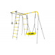 Детский спортивный комплекс для дачи ROMANA Лесная поляна - 3 (желтый/серый)