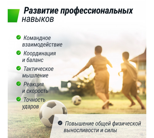 Ворота футбольные переносные UNIX Line стальные 300x200 см