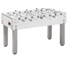 Игровой стол - футбол "Garlando G-500 Pure White H2O" (143x76x88см)