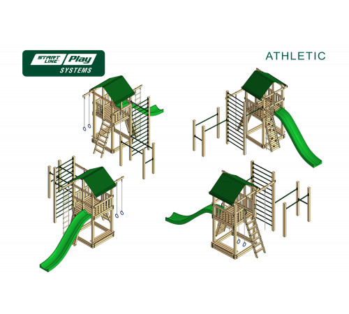 Детский городок ATHLETIC премиум Север