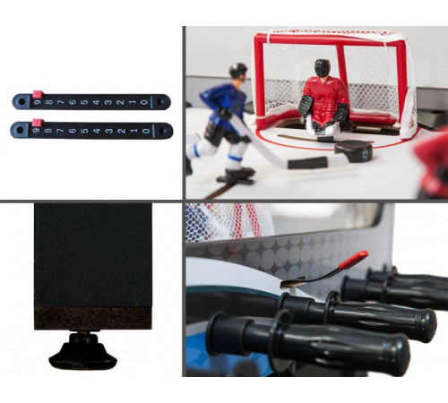 Хоккей «Alaska» с механическими счетами (101 x 73.6 x 80 см, серо-синий)