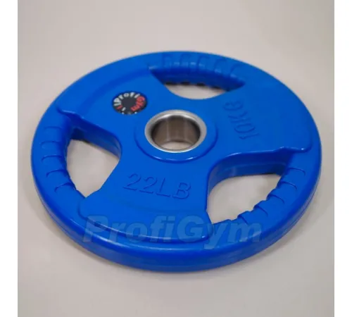 Диск треххватовый цветной 10 кг, 51 мм