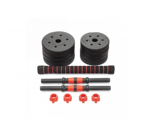 Гантели разборные с грифом, 15 кг. (2 шт. х 7,5 кг.) VictoryFit VF-DС150