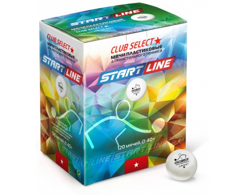 Мячи Start line Club Select 1* New (120 шт, бел.)