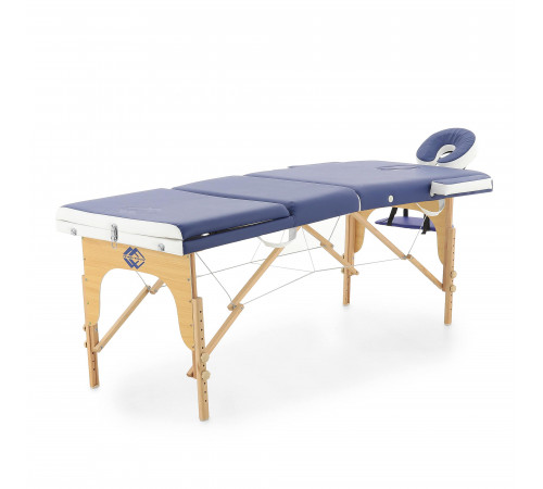 Массажный стол складной деревянный  JF-AY01 3-х секционный (светлая рама)