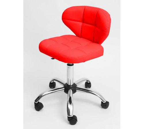 Стул мастера Трио, хром на колесах