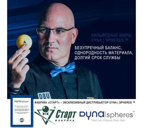 Шары Dynaspheres Prime Pyramid 68 мм Желтый биток