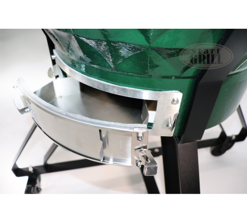 Керамический гриль-барбекю 24 дюйма (зеленый) (61 см)