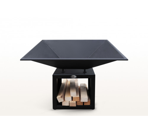 Очаг с вентиляционными отверстиями и решеткой для приготовления (№3)