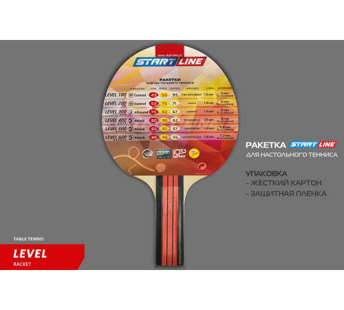 Теннисная ракетка Start line Level 200 New (прямая) 12306